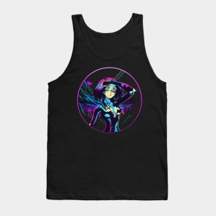 Alita's Steel Resolve - Become a Warrior with Angel Alita Tee Tank Top